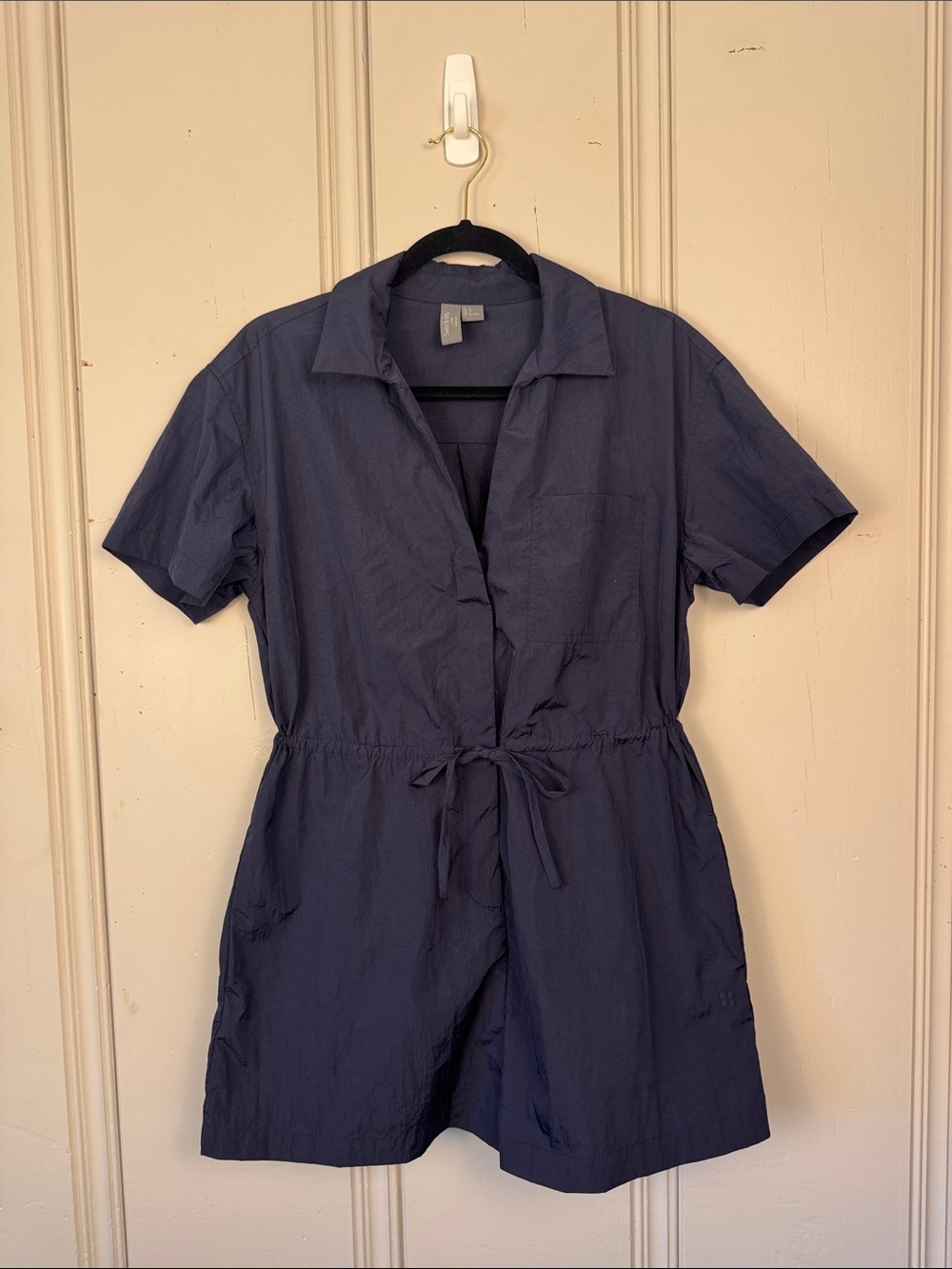 Sweaty Betty Anytime Romper Womens US 6 Navy Utility Travel One Piece